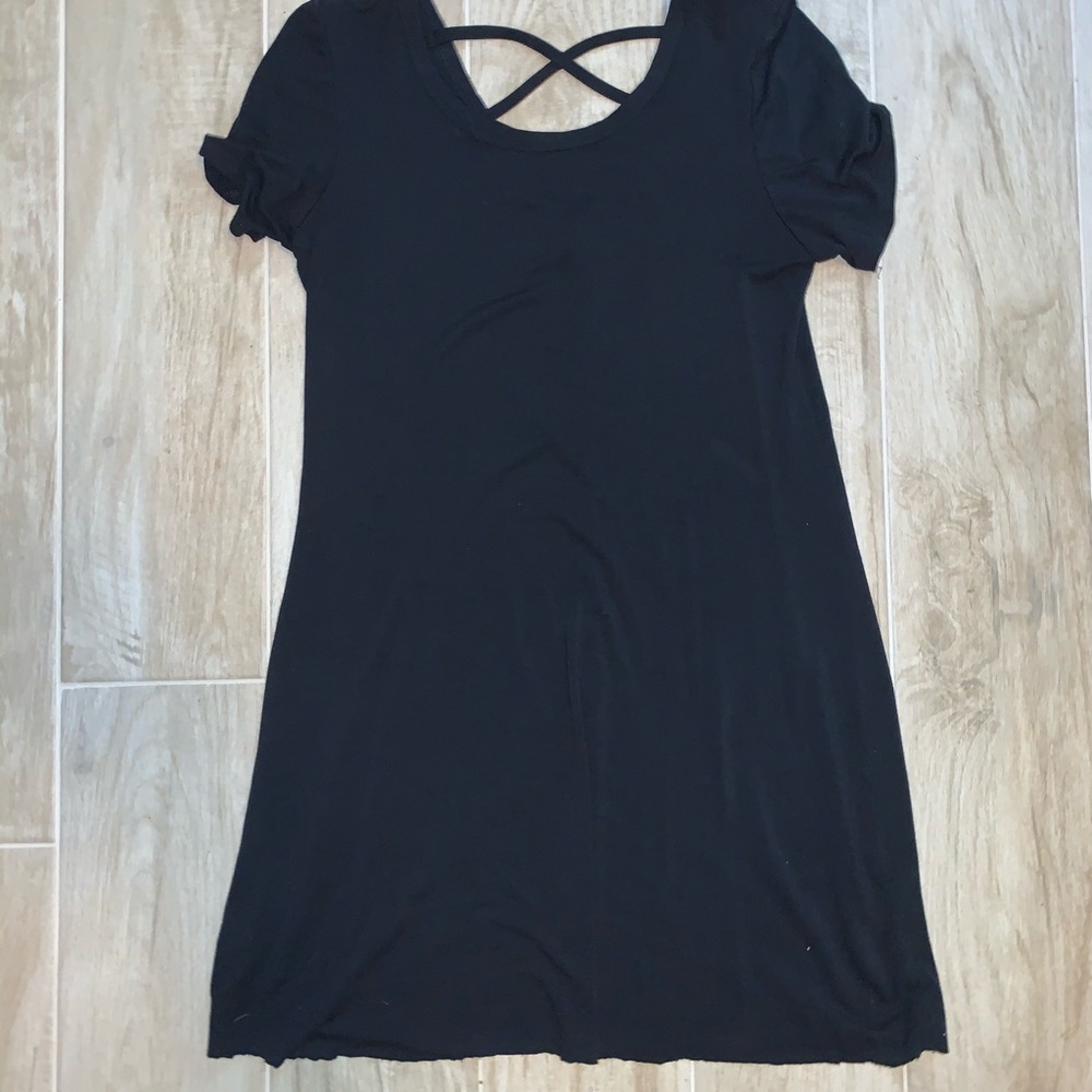 Black T-shirt Dress
